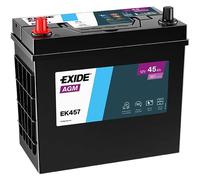 BATTERIA AUTO EXIDE EK457 45 AH 12V SX AUTO HYBRID 227 x 127 x 237 mm