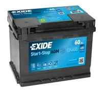 EXIDE EK600 STOP & START AGM Batteria 12V 60Ah 680A L2 per VW GOLF VI (5K1) up