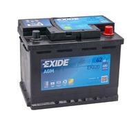 EXIDE EK600 BATTERIA AUTO AGM START&STOP 12V 60Ah 680A 242X175X190 mm POLO DX