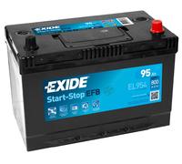 EXIDE EL954 Batteria auto EFB 12V 95Ah 800A Start&Stop DX 306x173x222 mm
