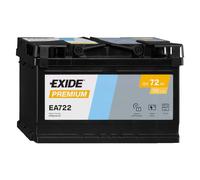 Batteria auto Exide EA722 Premium Carbon Boost 12V 72Ah 720A