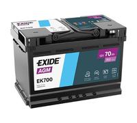 Exide EK720 AGM 12V 70Ah 760A batteria auto