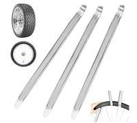 EXIN DECHEN 3 Pezzi Leve Smontagomme in Metallo 30cm, Leva per Pneumatici, Smonta Pneumatici Bicicletta Moto Auto, Smontagomme Manuale Riparazione Pneumatici, Set Smontagomme Ripara Cambio Gomme Bici