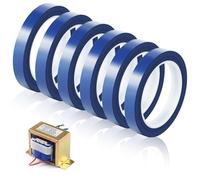 EXIN DEHCEN 6 Rotoli Nastro Alta Temperatura, 10Mm X 33M Nastro Termico Alte Temperature, Azul Nastro Termoresistente, Nastro Adesivo Ad Alta Temperatura Per Stampa Sublimatica, Trasferimento