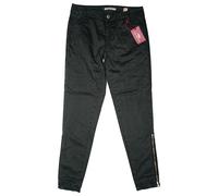 Exit Brooklyn Jeans 7/8 Pantaloni Chino Skinny Elasticizzato Zip Tessuto 36 S