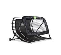 Rimbalzatore da calcio con doppia stazione dimensioni 124 x 90 cm colore nero Exit Toys