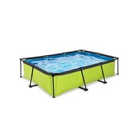 EXIT Piscina lime, 300 x 200 x 65 cm, piscina per la famiglia, per esterni, pompa filtrante inclusa