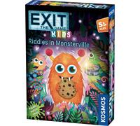Kosmos - Gioco di carte Escape Room EXIT: Kids - Riddles in Monsterville, 1-4 giocatori, Età 5+