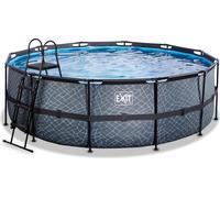 Exit Toys Piscina Frame Ø 427 x 122 cm - Stone Grey