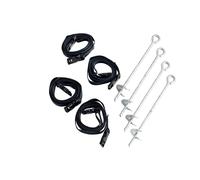 EXIT Toys Trampoline Anchor Set - 4 Ground Anchors and 4 Straps - For Your Tramp