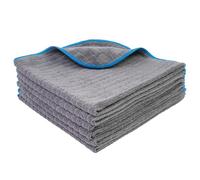 Exklusiv Chemie® Chiffons en microfibres Q1 380 GSM | Absorbant, ne peluche pas & n'abîme pas la peinture | Chiffons de polissage pour l'entretien des voitures et des motos | 40 x 40 cm (6)