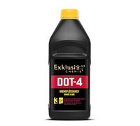 Exklusiv Chemie® Fluido per freni DOT-4 | Per sistemi frenanti con ABS, TCS e ESP/DSC | Fluido per freni in qualità di marca | Prestazioni di frenata ottimizzate | 1000ml