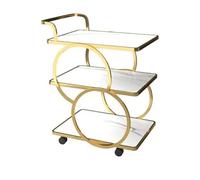 EXKURPOO Carrello Cucina Tavoli da bar con ruote, carrello da cucina, carrello portabottiglie in metallo, carrello da portata con ruote, credenze, scaffale, mobili for hotel, archivi(Style 6)
