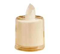 EXKURPOO Scatola per fazzoletti 1 scatola di fazzoletti trasparenti for uso sul tavolo, contenitore for rotoli carta da bagno, adatta for cucina e domestico(Circular)