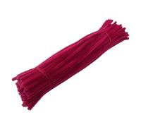EXKURPOO Scovolini Colorati 100 Pezzi di scovolini Colorati in ciniglia, Bastoncini, Strisce di Peluche for progetti artistici Fai da Te for Bambini(Color 9)