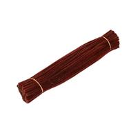EXKURPOO Scovolini Colorati 100 Pezzi di steli di ciniglia Colorati, scovolini, steli di orpello di Peluche, Bastoncini Metallici, Bastoncini Intrecciati, Fai da Te.(Color 37)