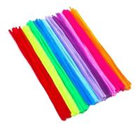 EXKURPOO Scovolini Colorati Steli di ciniglia Colorati, scovolini, steli di orpello di Peluche, Bastoncini Metallici, Bastoncini Intrecciati, Strisce for Capelli, Fai da Te(Classic(10color),200PCS)