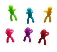 EXKURPOO Segnabicchieri in silicone Etichette in silicone for il riconoscimento dei bicchieri da vino, etichette identificative for bicchieri, cartelli for accessori da bar for feste(Color2)