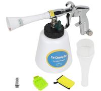 EXLECO Pistola per pulizia auto con valvola regolabile ad alta pressione, pistola di lavaggio per compressore d'aria da 60L, 6~9,2 bar, pulitore ad aria compressa per interni, pistola lavaggio interni