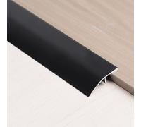 EXLECO Soglia di Dislivello Pavimento Alluminio Profilo di Transizione Pavimento 0.9m*43mm Profilo di Raccordo per Pavimenti Soglia del Pavimento Striscia di Transizione Pavimento da 5-12mm per Rampa
