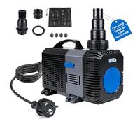 EXLECO Super Eco Pompa Acqua per Laghetto e Filtro 16000L/H 140W, Filtro a Risparmio Energetico Sommergibile Pompa per Flusso per Stagno Acquario laghetti Carpe Koi CTP-16000