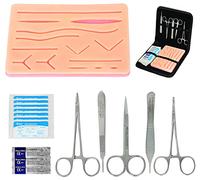 EXLIN Kit di sutura chirurgica per studenti di medicina-Strumenti per Allenamento Chirurgico Kit completo per la pratica tecniche di sutura, Regalo medico per studenti, veterinari, infermieri