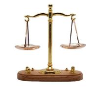 EXMDLLY 1 Pezzo Ornamento Vintage di Bilance Bilancieri Accessori In Miniatura Come Mostrato Modello In Metallo Antico da Giustizia per la Casa, L'Ufficio o Come Decorazione per la Scrivania.