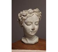 Exner - Busto per piante Valo, versione più piccola, in ceramica, altezza 17 cm