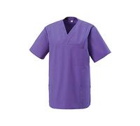 Exner - Casacca da viaggio con scollo a V, 1 tasca sul petto, 2 tasche laterali, colore viola, taglia XS