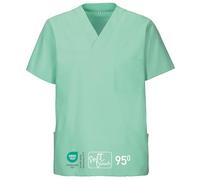 EXNER Casacca unisex a manica lunga, casacca per sala operatoria, casacca con pantaloni, disponibile in 16 colori, menta, XL