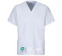 EXNER Casacca unisex, casacca chirurgica, casacca per pantaloni, disponibile in 16 colori, bianco, 7XL Große Größen