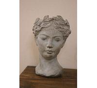 EXNER Fioriera XXL Valo, altezza 35,5 cm, larghezza 22 cm, peso 7,5 kg, busto femminile, per piante
