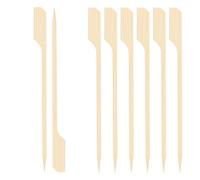 EXNIMA, Confezione 50, 100, 300 Pezzi, Spiedini di Bambù per Barbecue, Spiedini di Finger Food in Bambù, Bastoncini ideali Cocktail, Carne, Frutta, Feste, uso artigianale, Verdure, Diverse Misure