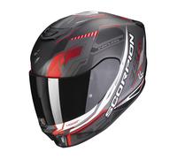 EXO 391 HAUT S NERO OPACO-ARGENTO-ROSSO