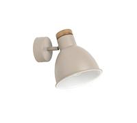 EXO Lighting - Applique da parete VALAN moka con portalampada E27 interno IP20. Ideale per l'installazione sia in camere da letto residenziali che in ristoranti.