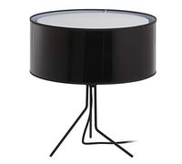 EXO LIGHTING - Lampada da tavolo DIAGONALE nero E27 da interno IP20 (Ø35cm) Lampada da tavolo treppiede in stile moderno per soggiorni, camere da letto e hotel.