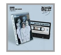 EXO Suho 점선면 1 to 3 Dot Line Surface 3rd Album Cassette Tape Version Case+1ea Tpae+Booklet+1p PhotoCard+Tracking Sealed