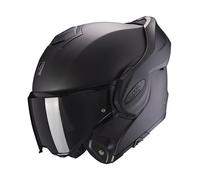 EXO-TECH EVO SCORPION CASCO HELMET RIBALTABILE FLIP BACK MODULARE NERO OPACO