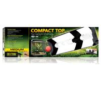 EXO TERRA COMPACT TOP 60X9X20 CM PLAFONIERA PER TERRARIO LAMPADA UVC UV RETTILI