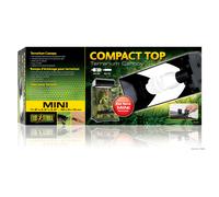 Exo Terra Compact Top, copertura per terrario, mini, per 1 lampada, con riflettore, 30 x 9 x 15 cm, attacco E27