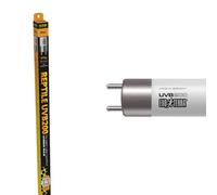 Exo Terra Lampadina fluorescente UVB 200 T5 per rettili, 8 W, 30,5 cm | Vitamina D3 & Supporto Calcio. Ideale per terrari alti.