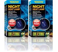 Exo Terra - Lampadina riscaldante da notte, 100 W (Confezione da 2)