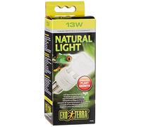 Exo Terra Natural Light, lampada diurna a spettro completo, lampada compatta con spettro diurno ideale per tutti i rettili e gli anfibi, 13 W, attacco E27 (confezione da 1)