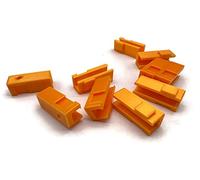 eXODA 10x supporto per morsetti 1er Wago tipo 221-411 adatta e combinabile con diversi supporti per un montaggio sicuro