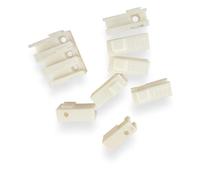 Exoda 10x supporto per morsetti Wago tipo 221-411 compatibile e combinabile con supporti per installazioni elettriche affidabili in varie applicazioni