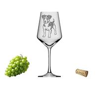 eXODA bicchiere da vino con incisione lavabile in lavaggio per Jack Russel offre design elegante e funzionalità per amanti del vino ideale per regali senza incisione personale