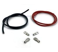 eXODA capocorda 10 mm2 m6 4x set con 1m cavo rosso e nero sezione 10mm2 per connessioni elettriche affidabili in molte applicazioni per casa e officina