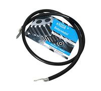 eXODA cavo batteria 50 mm² 100cm con terminali M10 nero cavo flessibile 99 9% rame per auto moto barca alta qualità fino a 70° resistente al calore