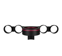Exoda supporto da parete per asciugacapelli Remington in nero e rosa ideale per montaggio a parete con design pratico bracci precisi per fissaggio sicuro