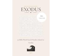 EXODUS - Calming Bible Word Search Puzzle Book: 50 Scripture-Based Puzzles | Christian Faith Building | Relaxation | Gift Idea